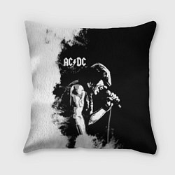 Подушка квадратная ACDC, цвет: 3D-принт