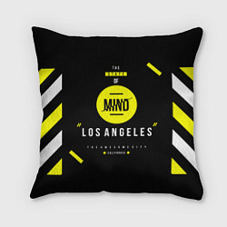 Подушка квадратная Off-White: Los Angeles, цвет: 3D-принт