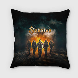 Подушка квадратная Sabaton, цвет: 3D-принт