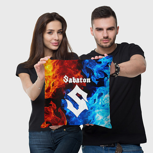 Подушка квадратная SABATON / 3D-принт – фото 3