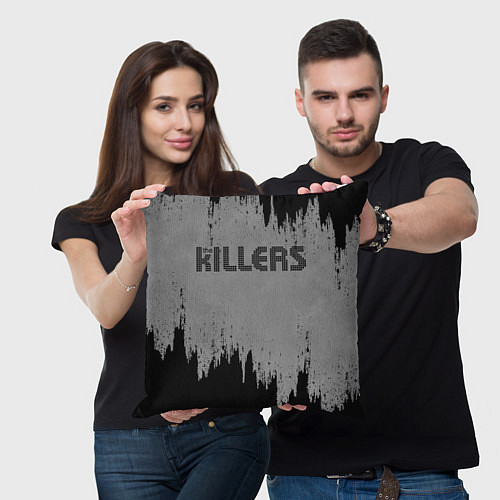 Подушка квадратная The Killers Logo / 3D-принт – фото 3