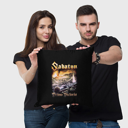 Подушка квадратная SABATON / 3D-принт – фото 3