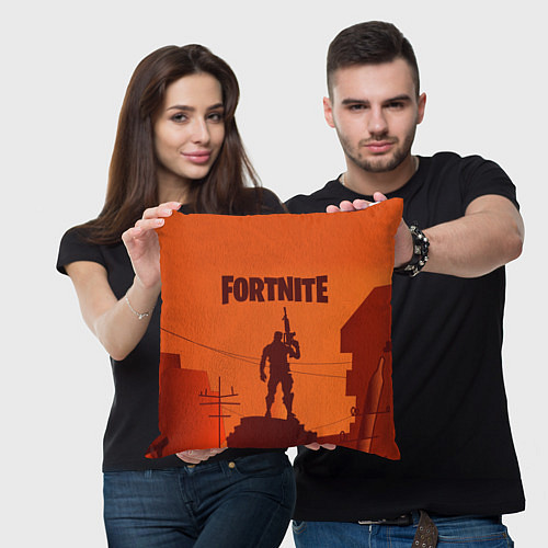 Подушка квадратная FORTNITE / 3D-принт – фото 3