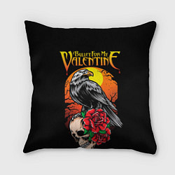 Подушка квадратная Bullet For My Valentine, цвет: 3D-принт