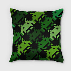 Подушка квадратная Space Invaders, цвет: 3D-принт