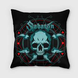 Подушка квадратная SABATON, цвет: 3D-принт