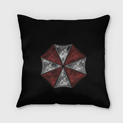 Подушка квадратная Umbrella Corporation, цвет: 3D-принт