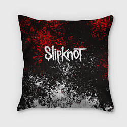 Подушка квадратная SLIPKNOT, цвет: 3D-принт