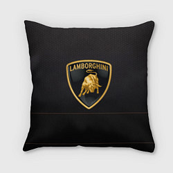 Подушка квадратная Lamborghini, цвет: 3D-принт