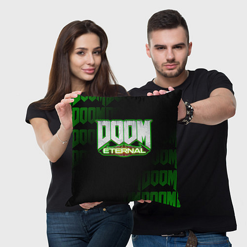 Подушка квадратная DOOM: ETERNAL / 3D-принт – фото 3