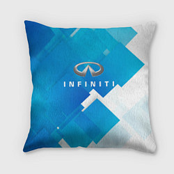 Подушка квадратная Infiniti, цвет: 3D-принт