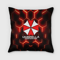 Подушка квадратная UMBRELLA CORP, цвет: 3D-принт