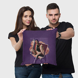 Подушка квадратная Тима Белорусских, цвет: 3D-принт — фото 2