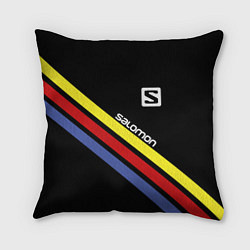 Подушка квадратная Salomon, цвет: 3D-принт