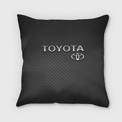Подушка квадратная Toyota Carbon, цвет: 3D-принт