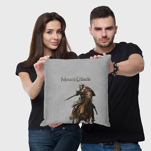 Подушка квадратная Mount and Blade / 3D-принт – фото 3