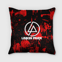 Подушка квадратная Linkin Park, цвет: 3D-принт