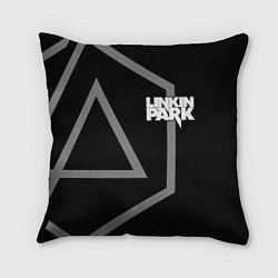 Подушка квадратная LINKIN PARK 6, цвет: 3D-принт