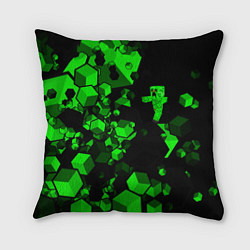 Подушка квадратная MINECRAFT CREEPER, цвет: 3D-принт