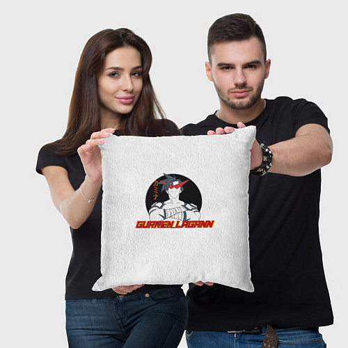 Подушка квадратная Камина Гуррен Лаганн / 3D-принт – фото 3