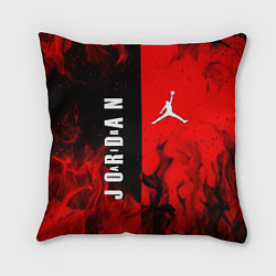 Подушка квадратная MICHAEL JORDAN AIR, цвет: 3D-принт