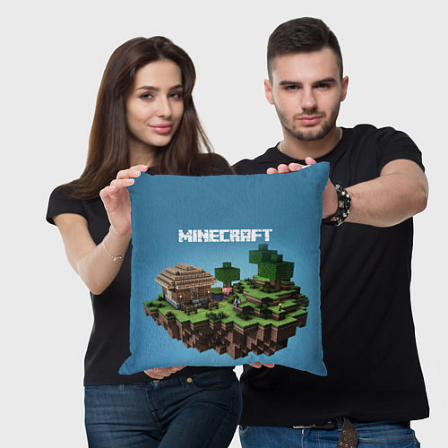 Подушка квадратная Minecraft / 3D-принт – фото 3