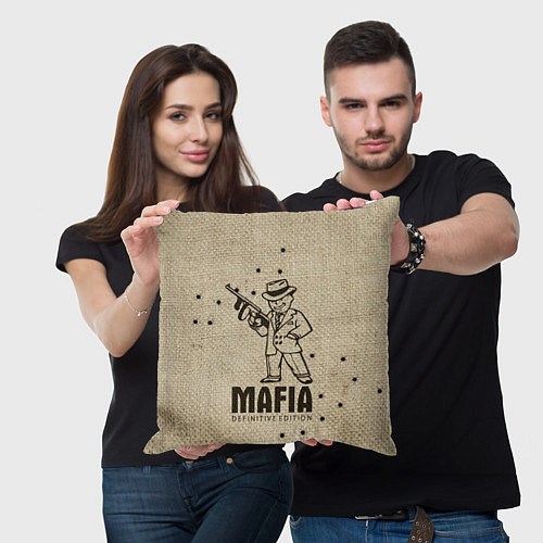 Подушка квадратная Mafia 2 / 3D-принт – фото 3