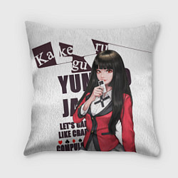 Подушка квадратная Kakegurui, цвет: 3D-принт