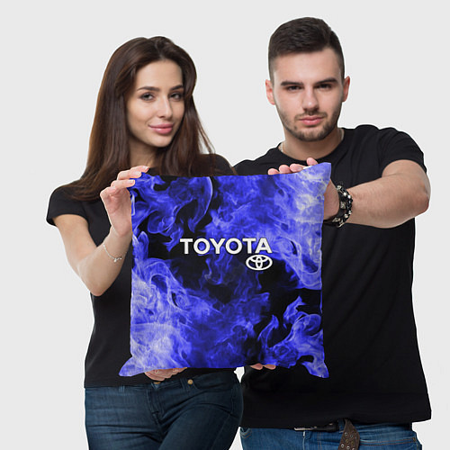 Подушка квадратная TOYOTA / 3D-принт – фото 3