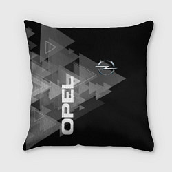 Подушка квадратная OPEL, цвет: 3D-принт