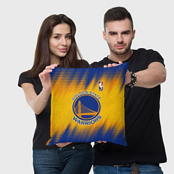 Подушка квадратная Golden State Warriors, цвет: 3D-принт — фото 2