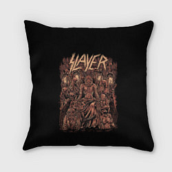 Подушка квадратная Slayer, цвет: 3D-принт