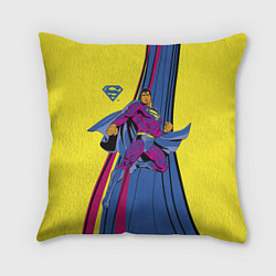 Подушка квадратная Superman, цвет: 3D-принт