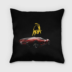 Подушка квадратная Lamborghini - motorsport, цвет: 3D-принт