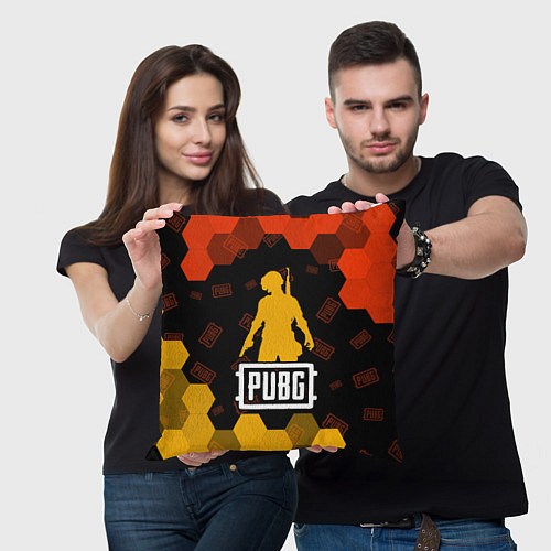 Подушка квадратная PUBG ПАБГ / 3D-принт – фото 3