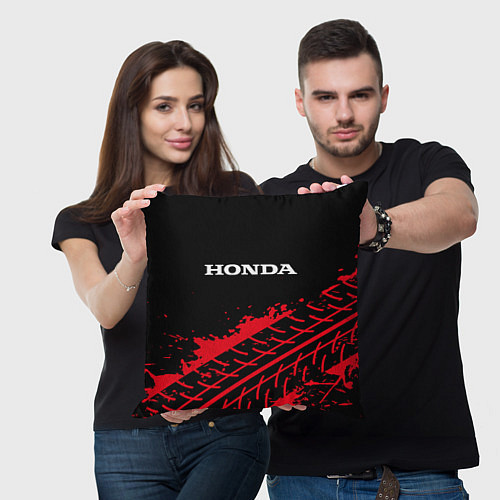 Подушка квадратная HONDA ХОНДА / 3D-принт – фото 3