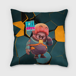 Подушка квадратная Fall Guys Gordon Freeman, цвет: 3D-принт