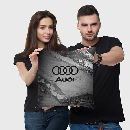 Подушка квадратная AUDI АУДИ / 3D-принт – фото 3