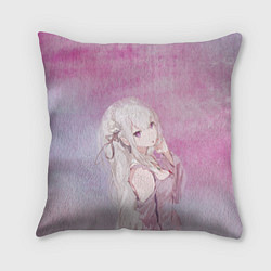 Подушка квадратная Эмилия, цвет: 3D-принт