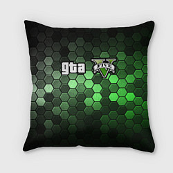 Подушка квадратная GTA 5 ГТА 5, цвет: 3D-принт