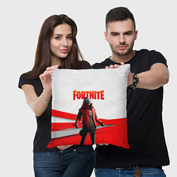 Подушка квадратная FORTNITE, цвет: 3D-принт — фото 2