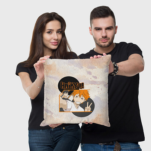 Подушка квадратная Haikyuu / 3D-принт – фото 3