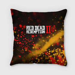 Подушка квадратная RED DEAD REDEMPTION 2, цвет: 3D-принт