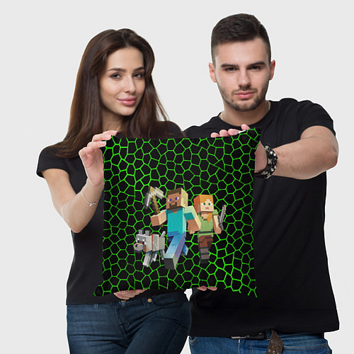 Подушка квадратная Minecraft / 3D-принт – фото 3