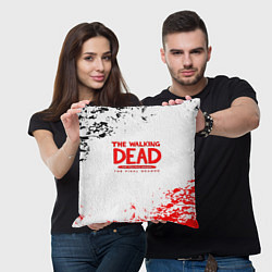 Подушка квадратная Ходячие мертвецы, цвет: 3D-принт — фото 2