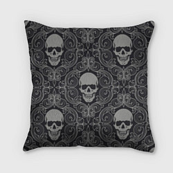 Подушка квадратная Skulls, цвет: 3D-принт