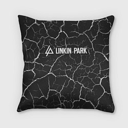 Подушка квадратная LINKIN PARK ЛИНКИН ПАРК, цвет: 3D-принт