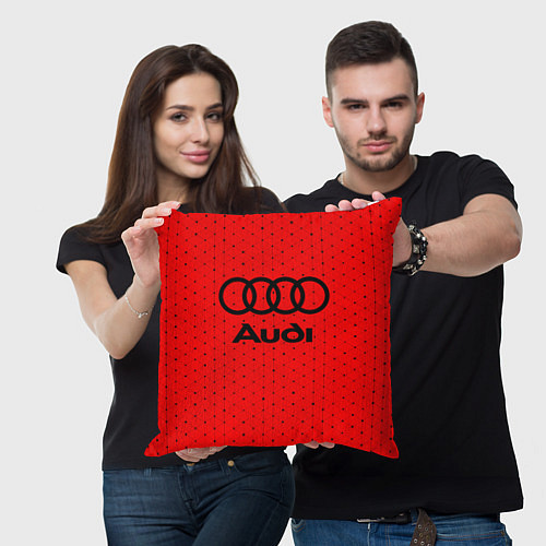 Подушка квадратная AUDI АУДИ / 3D-принт – фото 3