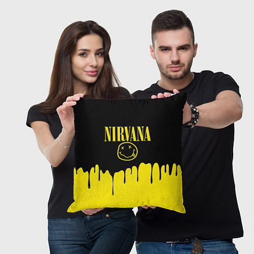 Подушка квадратная Nirvana / 3D-принт – фото 3