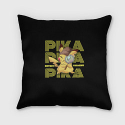 Подушка квадратная Pikachu Pika Pika, цвет: 3D-принт